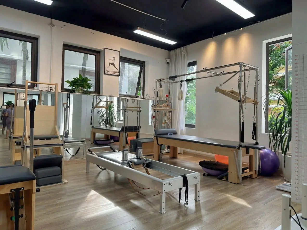 Không gian và hệ thống máy tập tại Core Pilates Hà Đông